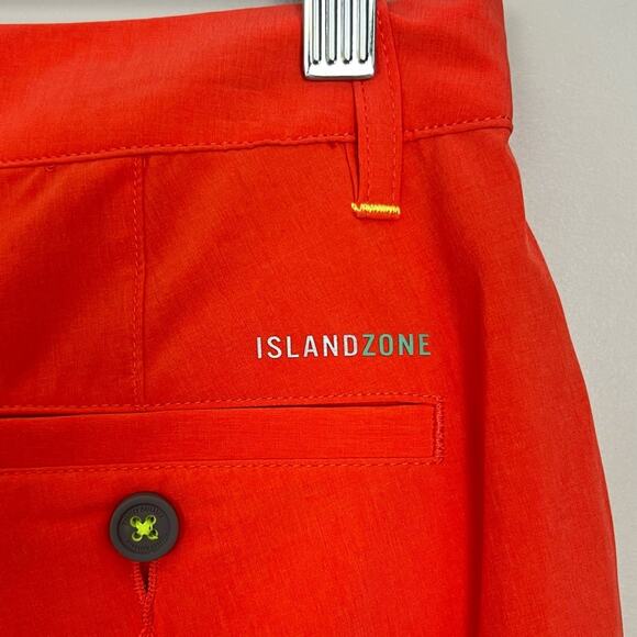 NWT Tommy Bahama Cayman Isles IslandZone Cargo Shorts Orange sz 29 Vacation $110 - Picture 8 of 10